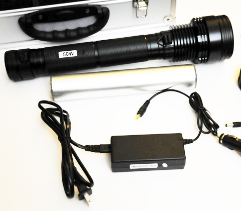 HID Xenon Flashlight 4500lm 50w 6600mah